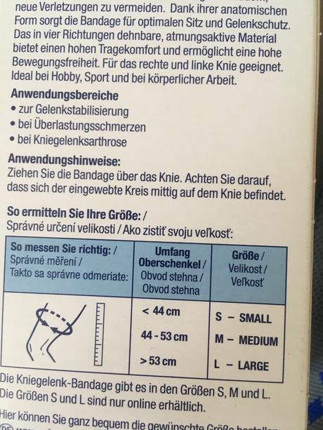 Bandáž na koleno, m,