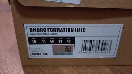 Pánska halová obuv - halovky umbro formation iii, 45