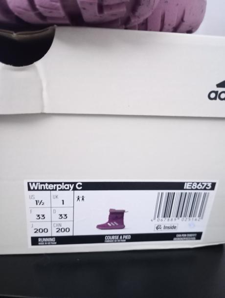Zimné, nepremokavé topánky adidas, adidas,33