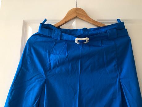 Kráľovsky modrá sukňa s opaskom, m/38, m