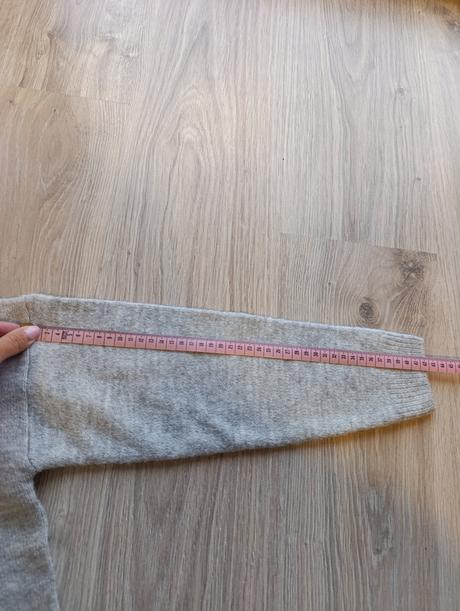 Dievčenský sivý sveter s hviezdami, pepco,128