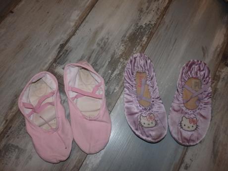 Ružové baletné cvičky 21,5-22cm, 35