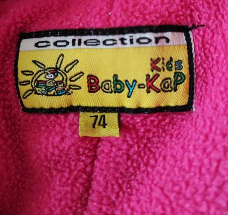 Zimná kombinéza, babykap,74