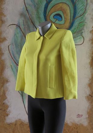 Žlté štruktúrované sako/bunda zara, zara,xs