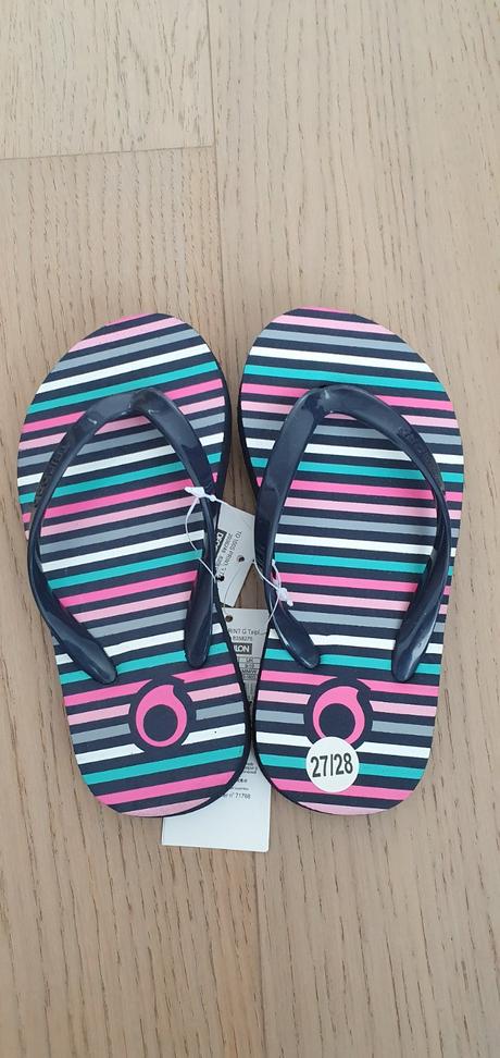 Šľapky decathlon pre dievčatá 27/28, decathlon,27