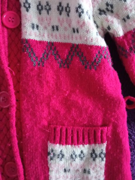 Hrubý zateplený sveter, 128