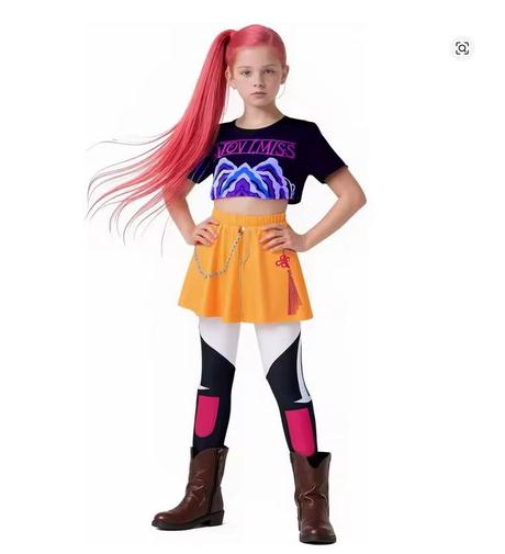 K-pop demon hunters huntrix kostým mira, 