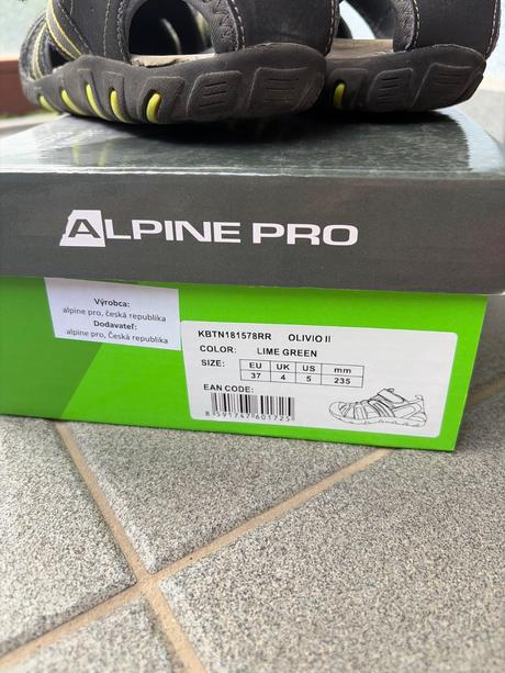 Sandále alpine pro, alpine pro,37