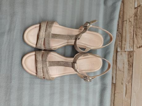 Ecco 37 - dámske kožené sandále, ecco,37