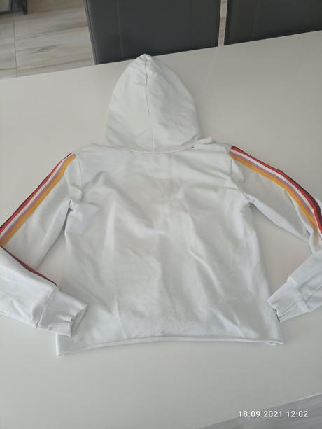 Mikina s kapucňou crop top, 152