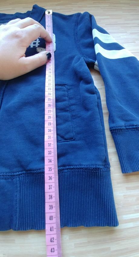 "vysokoskolska" mikina pre krpcov, h&m,98