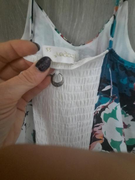 Letné biele dlhé bavlnené šaty, 36