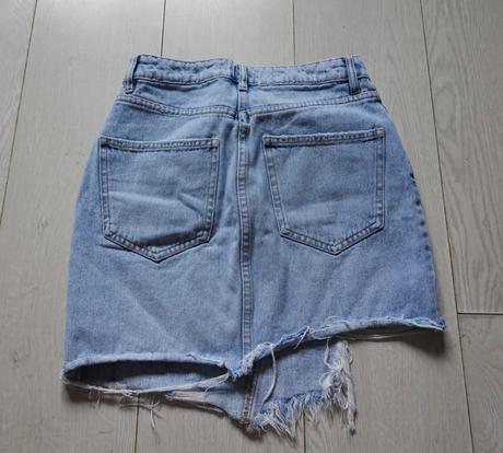 Riflová sukňa zara, zara,s