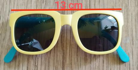 Skladacie detské slnečné okuliare shein, 