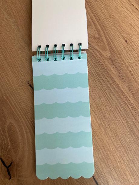 Zápisník s flitrami - rybacie šupiny, 