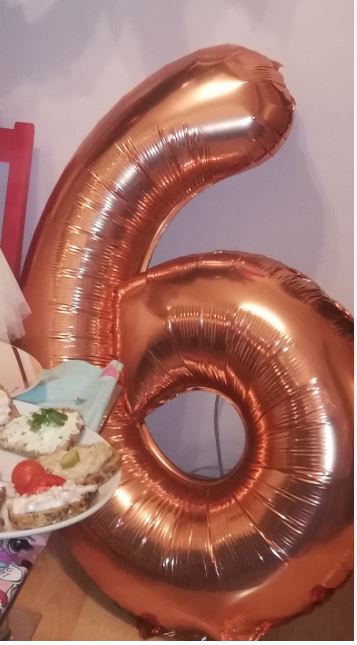 Veľký balon - 6 rokov -86 cm, 