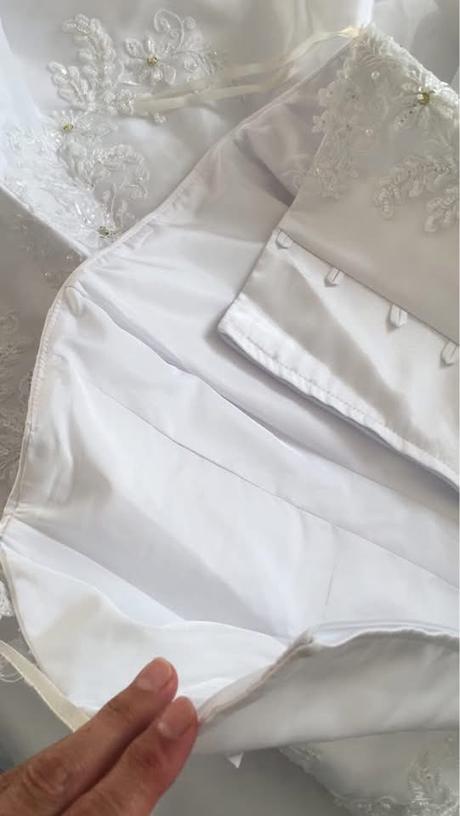 Biele spoločenské šaty 36-40 zn.jasmine, 36 / 38 / 40