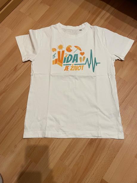 Tričko krátky rukáv - 2ks, h&m,152