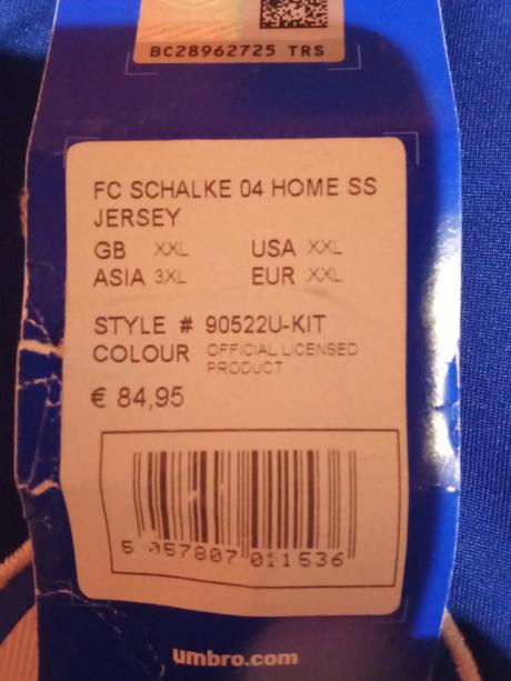 Domáci futbalový dres, umbro,xxl