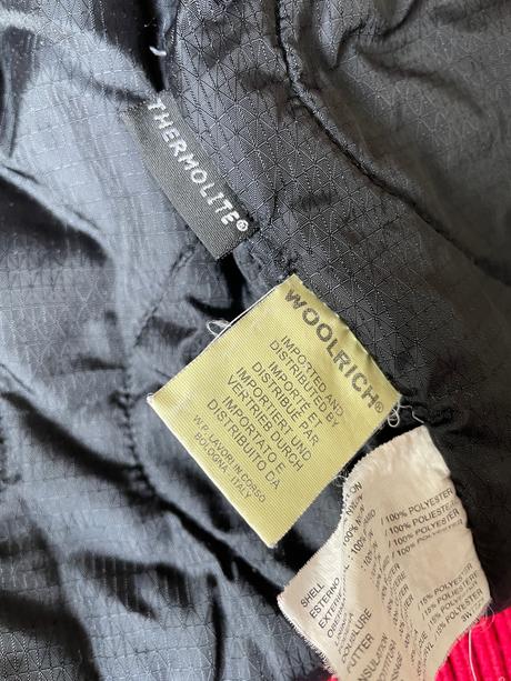 Krasna cervena bunda woolrich v.s, s
