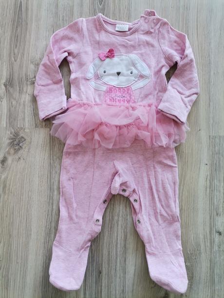 Dievčenský overal na spanie so zajacikom, f&f,74