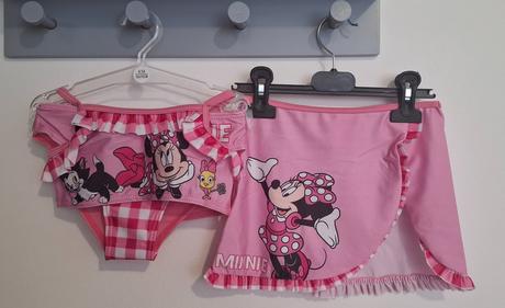 Plavky minnie so sukňu / s visačkou/, 110