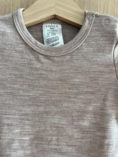Rastúce merino body s dlhým rukávom, lindex,74