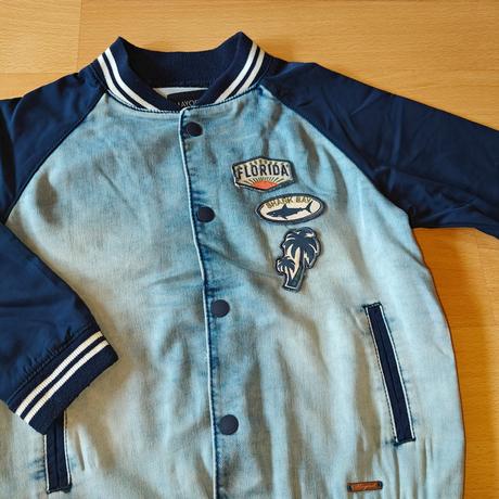 Ľahká mäkká bundička, imitácia rifloviny, mayoral,122