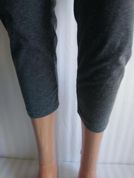 Dámske tmavo sivé 3/4 legíny, esmara, esmara,xxl