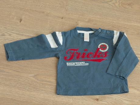 Tricko s dlhym rukavom  3-6 mesiacov, reserved,68