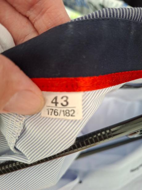 Pánska svetlomodrá košeľa, 43