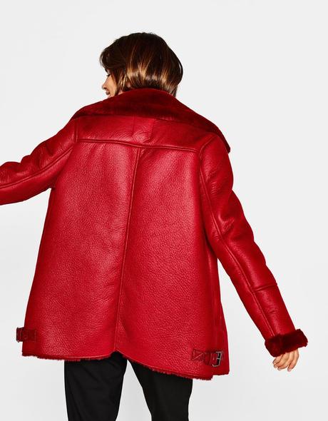 Krásna kožušinková bunda značky bershka, bershka,s