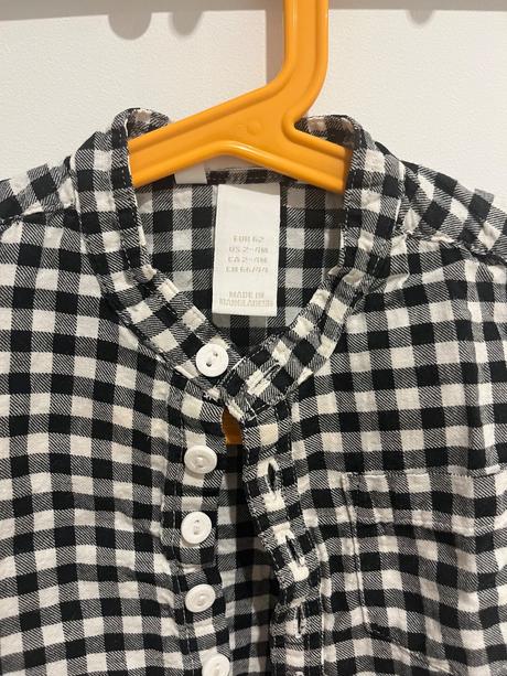 Károvaná košeľa, h&m,62