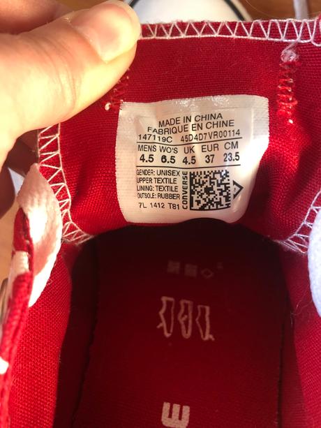 Tenisky converse červené, converse,37