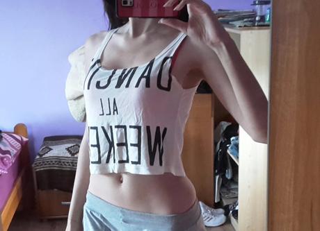 Crop top bershka, bhs,s