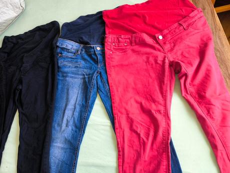 Tehotenské rifle, bonprix,42