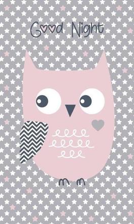 Detský uterák sova ružová 50/30,