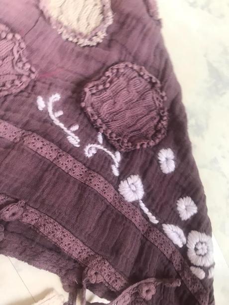 Vintage šatka na krk, xl