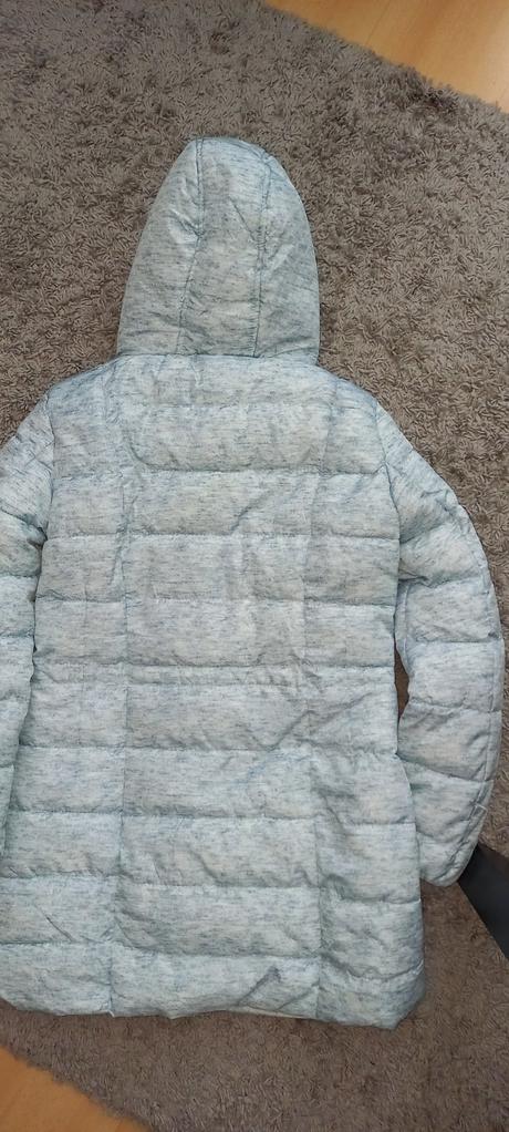 Predĺženy kabat-bunda na zimu, s