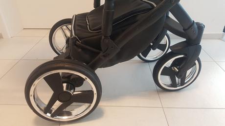 Kočiar 3v1junama mirror satin+ odrážadlo, vanička,, junama,junama mirror