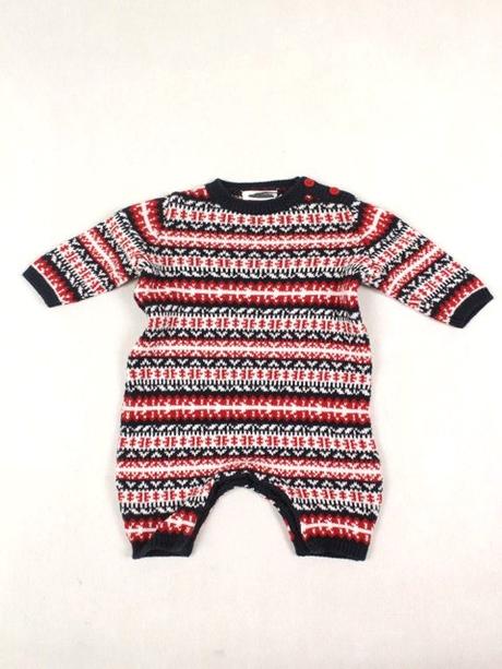 Pletený bavlnený overal next do 1 mes. a, 56