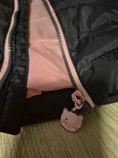 Zimna predlzena bunda dievcenska, 122 vel., dopodopo,122