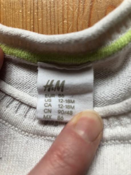 Tenký sveter, h&m,86