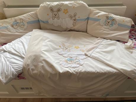Mantinel, paplon, obliecky. sada do postielky, 100,135