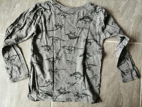 Dino tričko fox and bunny v122-128,6-7r.tmavo sivé, fox & bunny,122