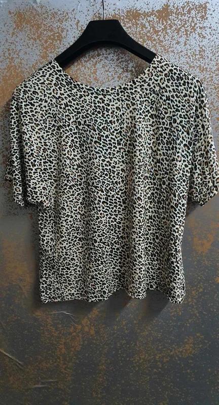 Tricko s leopardim vzorom vel. l, l