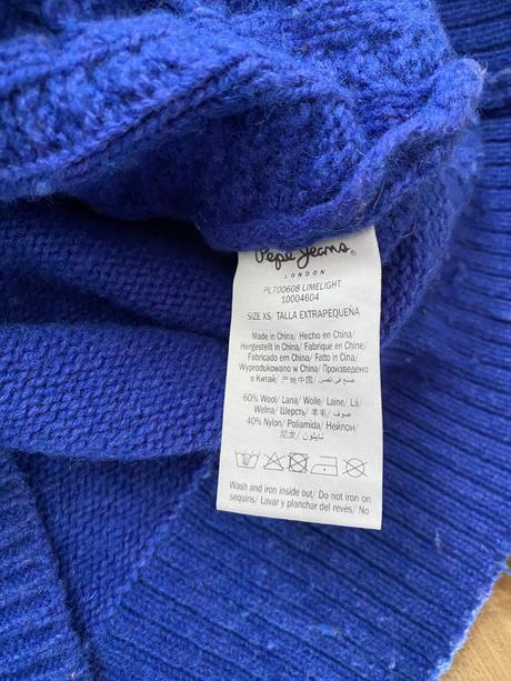 Vlneny svetrik pepe jeans, pepe jeans,xs