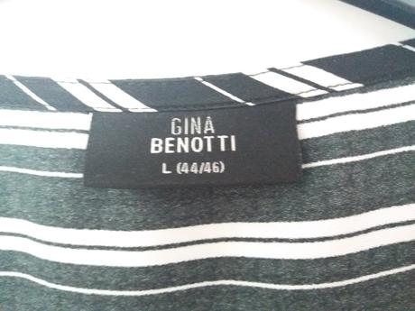 Dámska čierno-biela pásikavá blúzka, 44