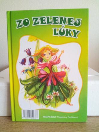 Obojstranná kniha modrý vlk , zo zelenej lúky,