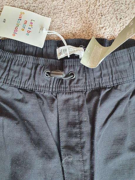 Čierne nohavice hm 164, h&m,164